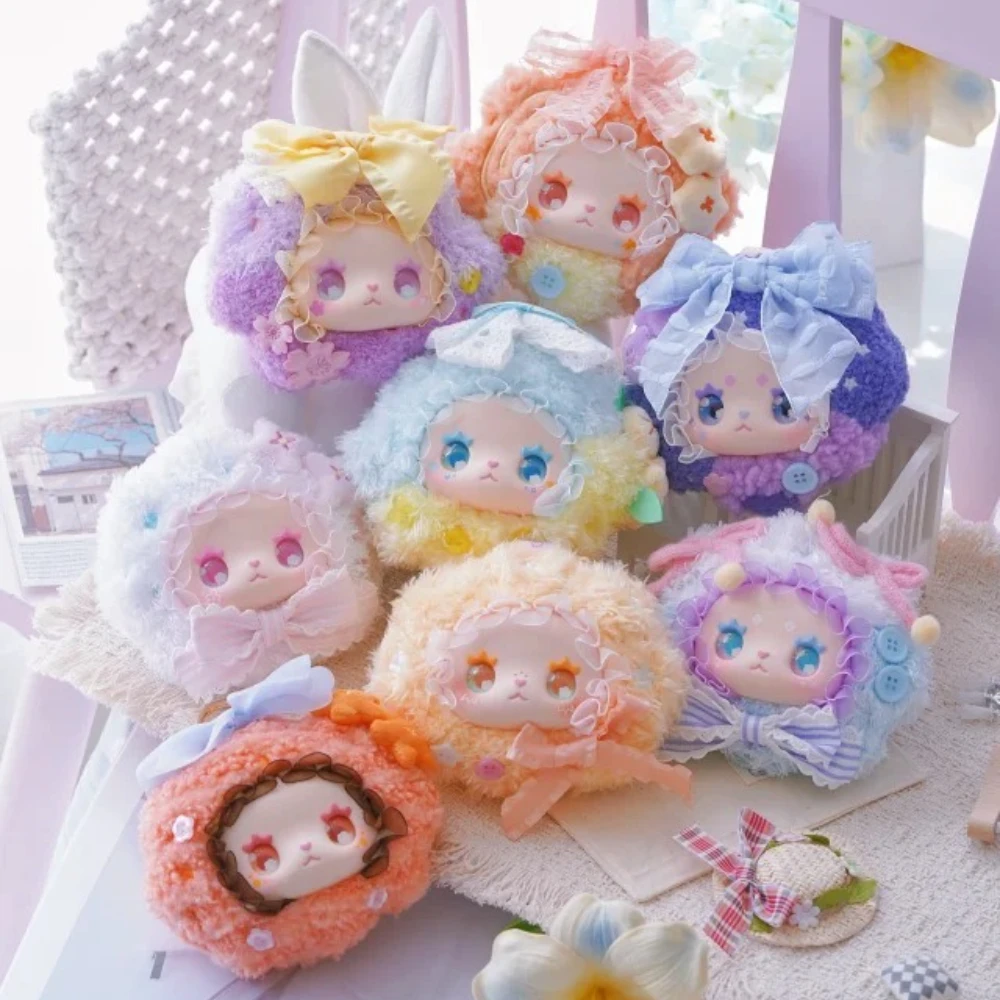 جميل EMMA الأزهار مواسم سلسلة أفخم المفاتيح صندوق أعمى Kawaii حقيبة قلادة أنيمي الشكل سر مفاجأة الفينيل الوجه ألعاب الدمى