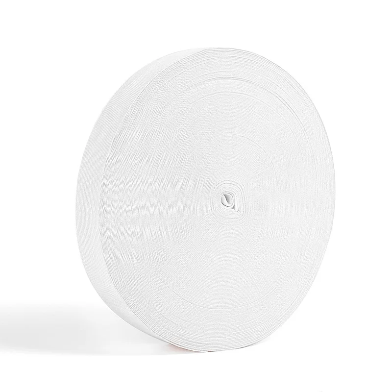4-8Meter 10mm/12mm/15mm/20mm/25mm/30mm/38mm/50mm Wit Zwart Nylon Hoge Elastiekjes Kledingstuk Broek Naaien Accessoires