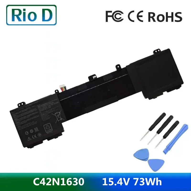 

C42N1630 73WH Аккумулятор для ноутбука Asus Zenbook Pro UX550 UX550VD UX550VE UX550VE-1A UX550VE-BN013T XH71 Series C42PHCH Notebook