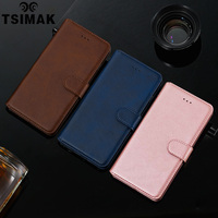 Tsimak Wallet Case For Huawei Y7A Y5 Y6 Y7 Y9 Prime Y6SY 9S Y5P Y6P Y7P Y8P Pro 2018 2019 2020 Retro Flip PU Leather Cover Coque