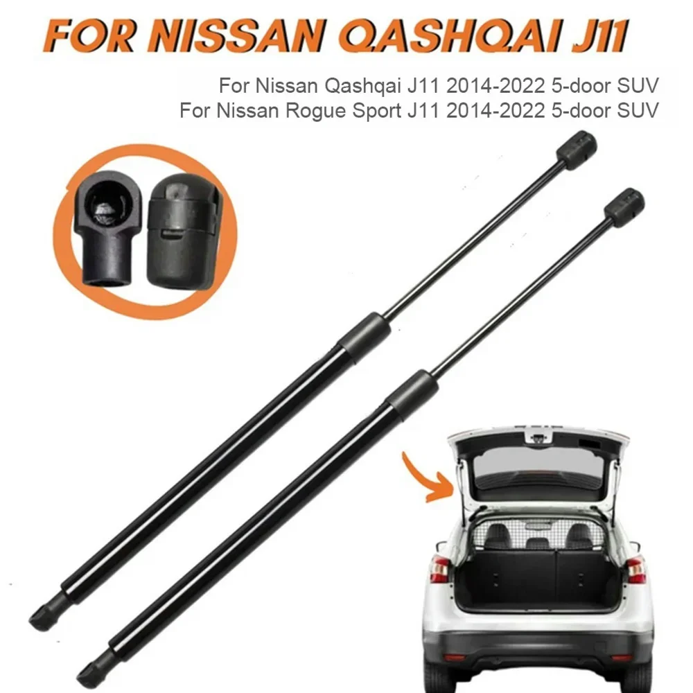 Steel Tailgate Trunk Gas Struts Springs for Nissan Qashqai J11 for Nissan Rogue Sport J11 2014-2022 Rear Trunk Shock Support Rod