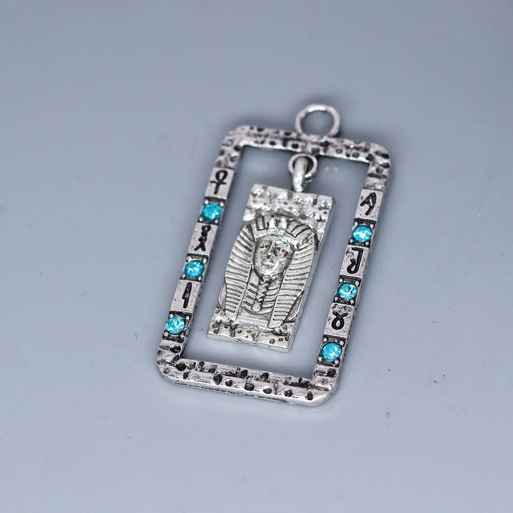 3Pcs/lot Ancient Egyptian Pharaoh Charm Pendant For DIY Necklace Handmade Jewelry Making