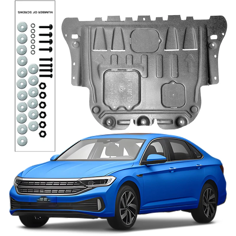 Under Engine Guard Splash Shield parafango piastra di copertura parafango parafango Protector per Volkswagen Jetta 2019-2024 1.2 Car Black