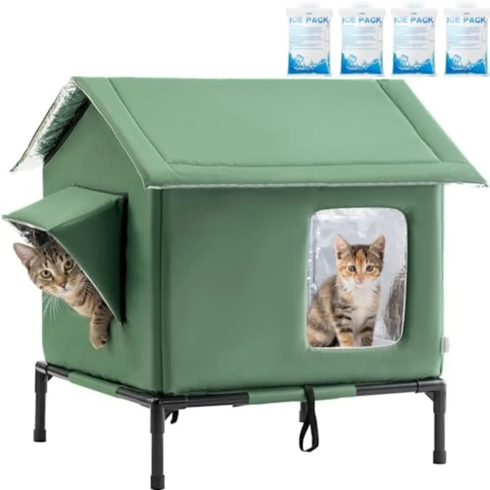 Weatherproof Outdoor Cat House for All Seasons