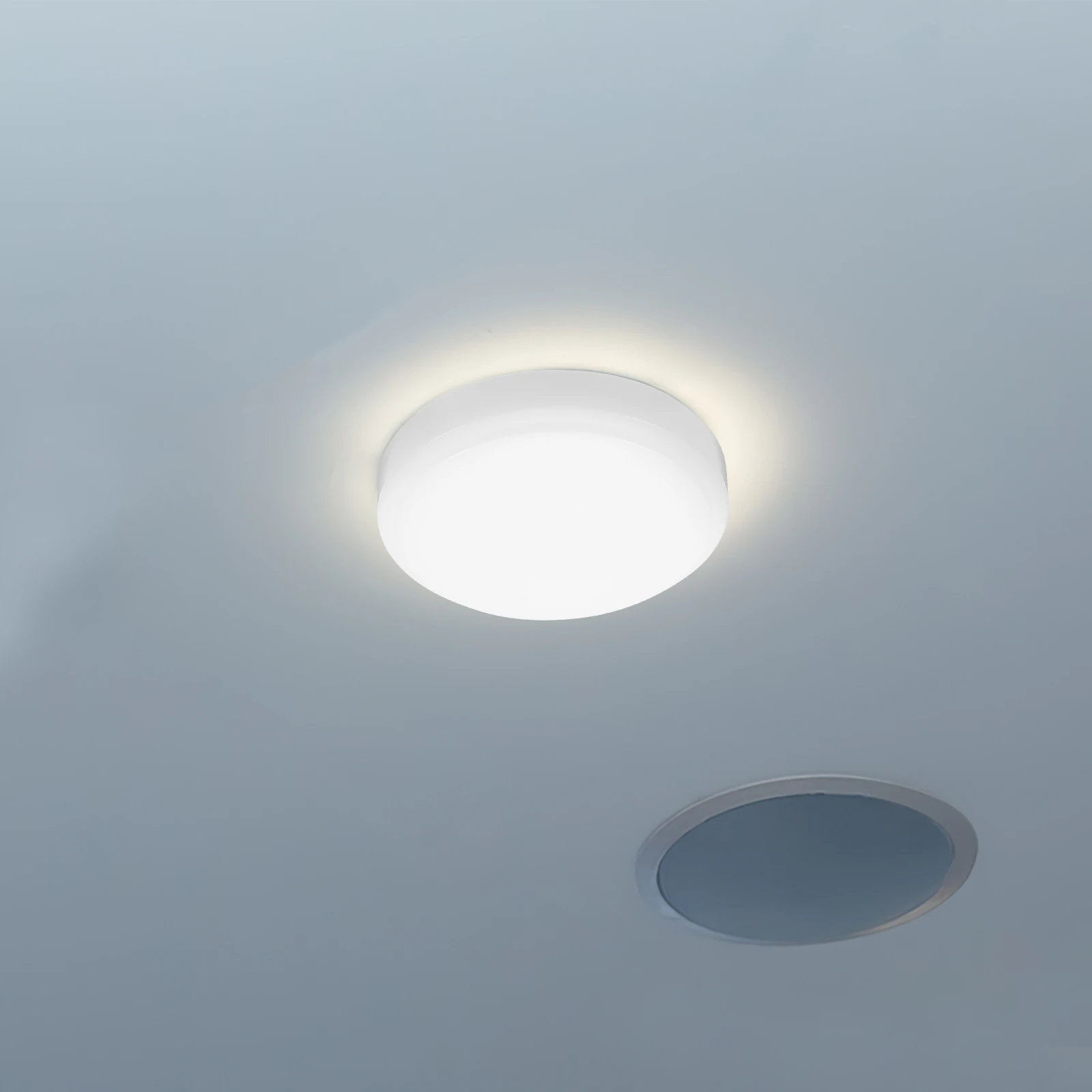 

Round Ceiling Shade Plastic Dome Lampshade Diffuser Replacement For Bedroom Bathroom Kitchen Flush Mount Light Cover Ceiling