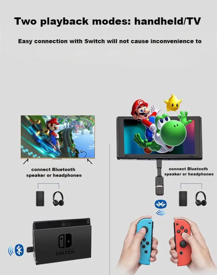 Game accessories PS5 Bluetooth audio transmitter PS4/Switch Bluetooth adapter PS5 Bluetooth receiver