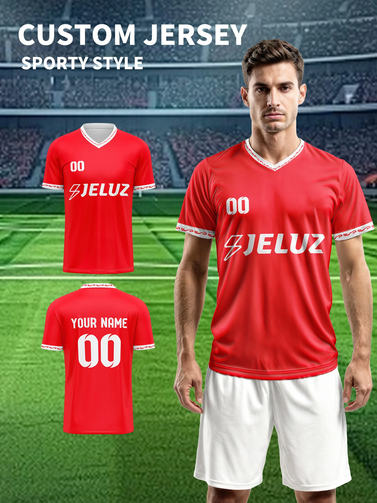 

Персонализированная футбольная форма, индивидуальная футбольная майка с именем и номером, подарок для команды, лимитированная серия футбольных маек на заказ.