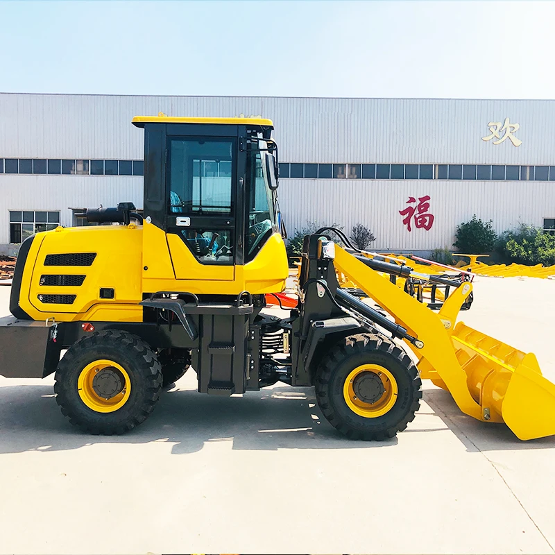 Diesel Compact Loader Wheel Loader Front Machine 2 Ton 1.0m³ Bucket for Farm Construction Site Work Use Project Area
