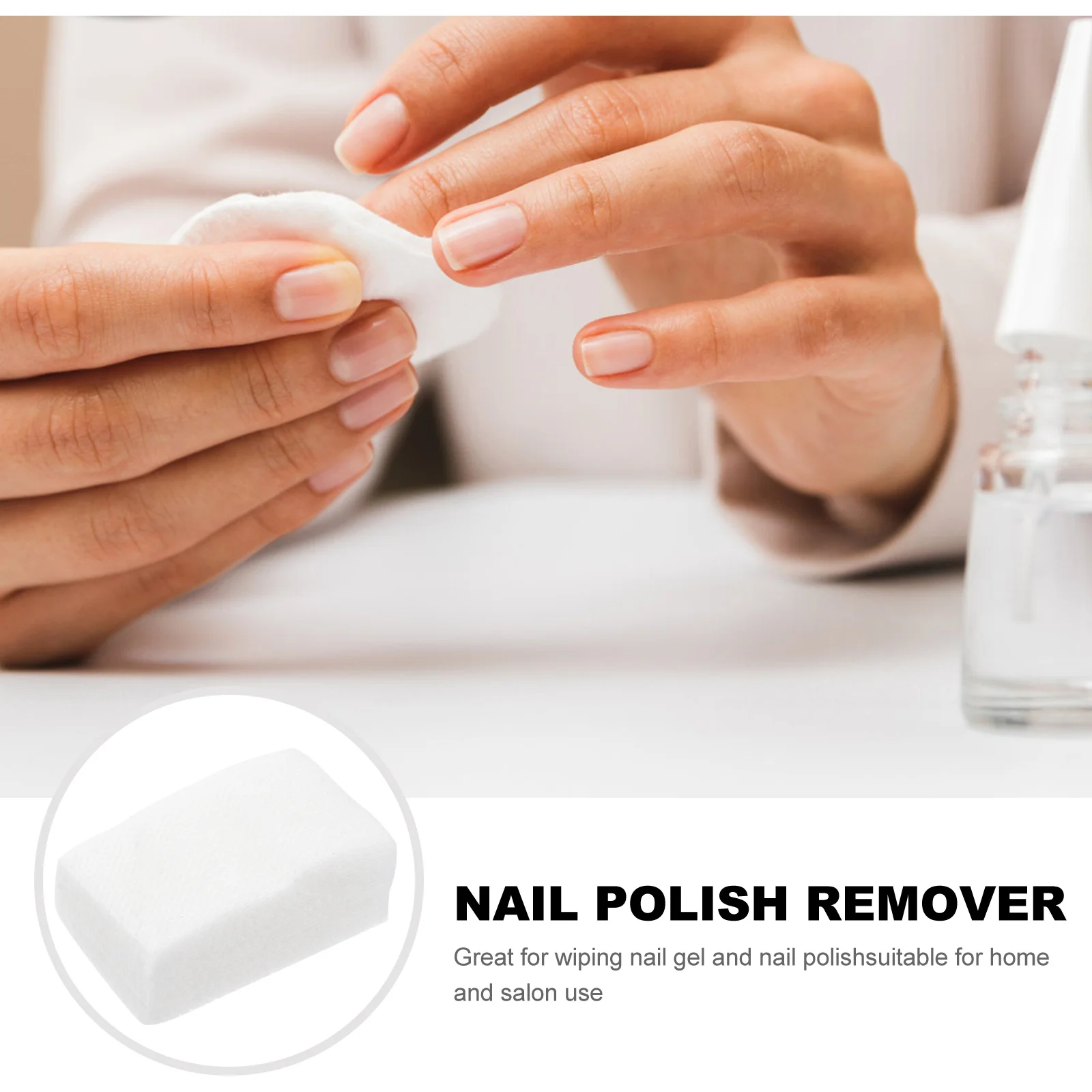 450 Uds. Quitaesmalte de uñas sin pelusa toallitas para uñas súper suaves absorbentes almohadillas para manicura y pedicura almohadillas de algodón para limpieza de esmalte de Gel