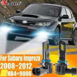 2x HB4 9006 Led Fog Light Canbu Car Bulb High Power 6000K Xenon White Headlight Diode Lamp 12v 55w For Subaru Impreza 2008~2012
