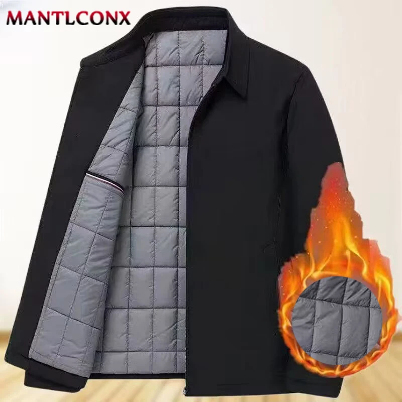 Winter New Thermal Padded Jackets for Men's Winter Coats Outerwear Social Blazers Thicken Warm Winter Jacket Men Parkas Man 3XL