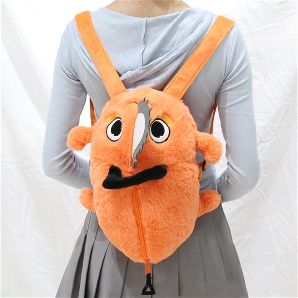 

saw Man Pochita Backpack Plush bag Unisex Shoulder bag Cosplay Student Itabag Birthday Gift