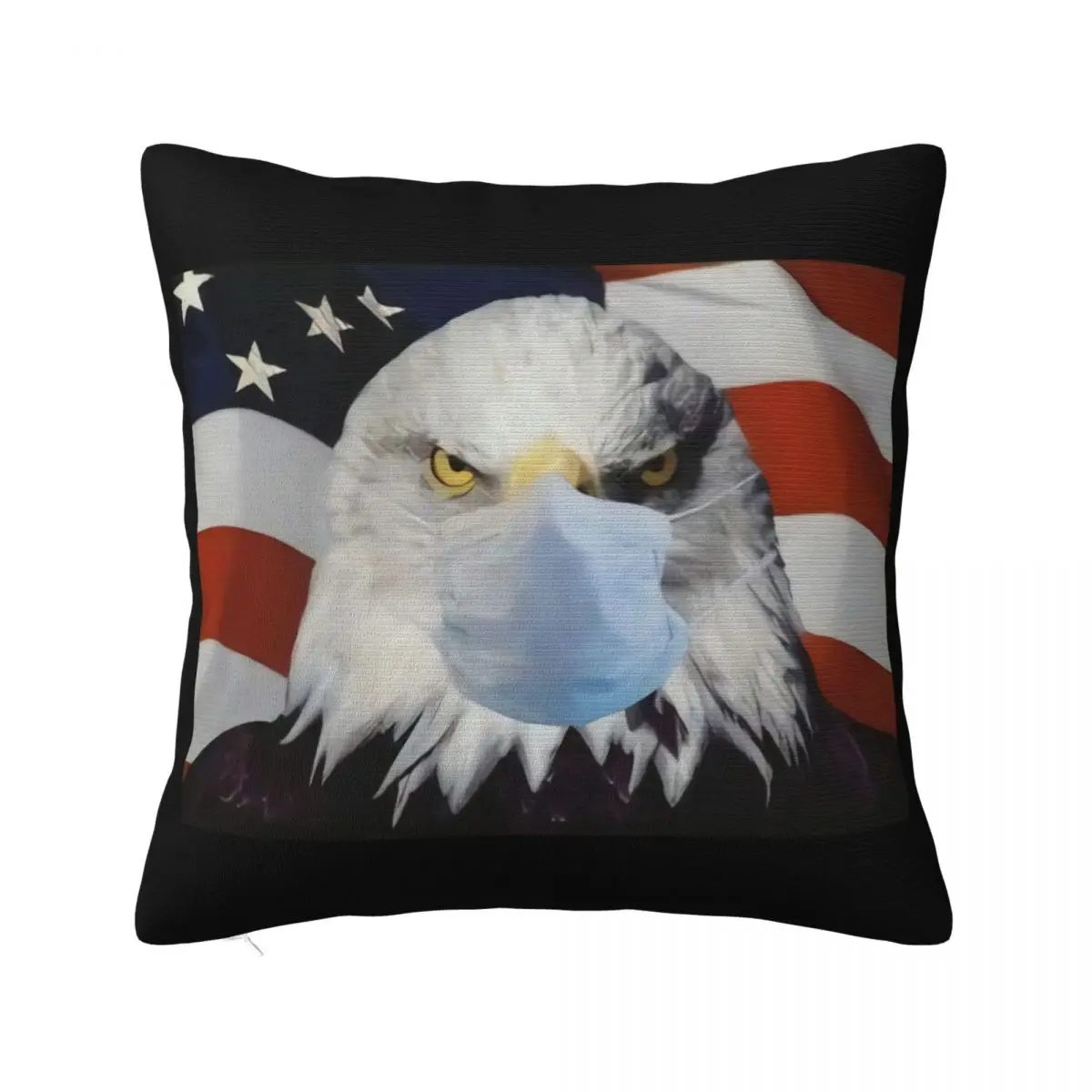 Funny Quarantine Eagle Flag Face Fourth Of July 4Th Best Selling Brand Style Leisure Latest Pillow Case