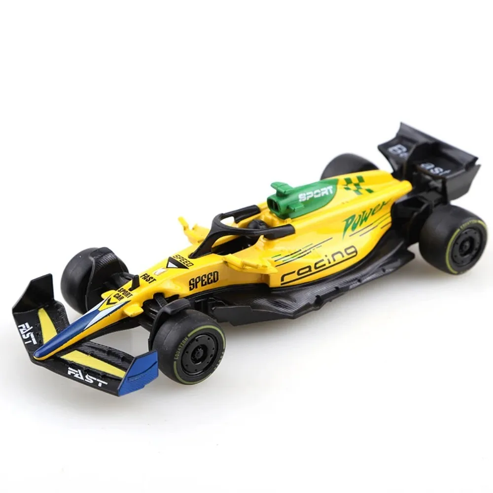 (En Bolsa) Coche de Carreras de Aleación a Escala 1:43, Exquisito Coche de Carreras de Fórmula de Aleación con Retroceso, Juguete para Niños, El Mejor Regalo de Cumpleaños.