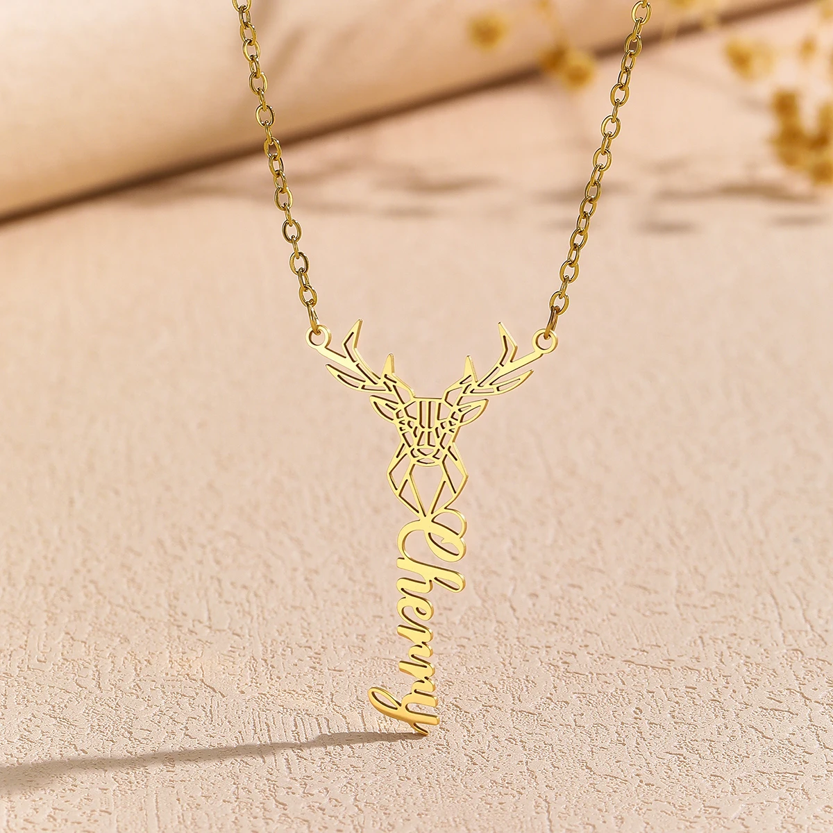 

Cxwind Custom Name Necklace Personalized Golden Choker Stainless Steel Necklace For Women Man Customized Jewelry Weddings Gifts
