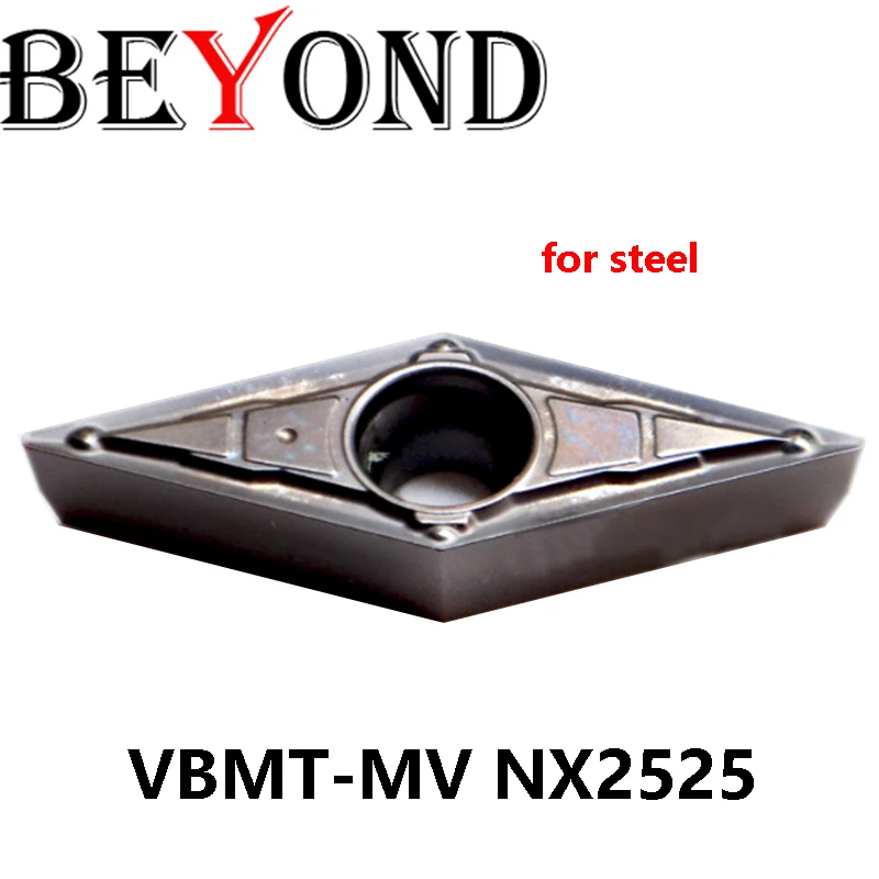 

VBMT VBMT110304 VBMT160404 VBMT160408 BEYOND Turning Tools Cutter Inserts 100% Original VBMT110304-MV VBMT160404-MV NX2525 Lathe