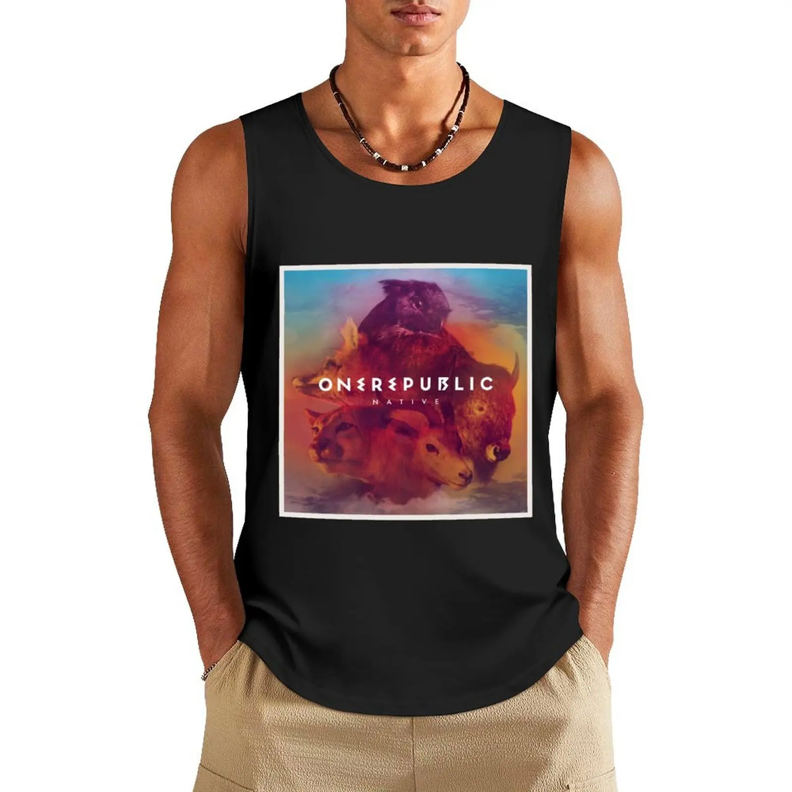 

Native Tank Top anime summer t shirt gym