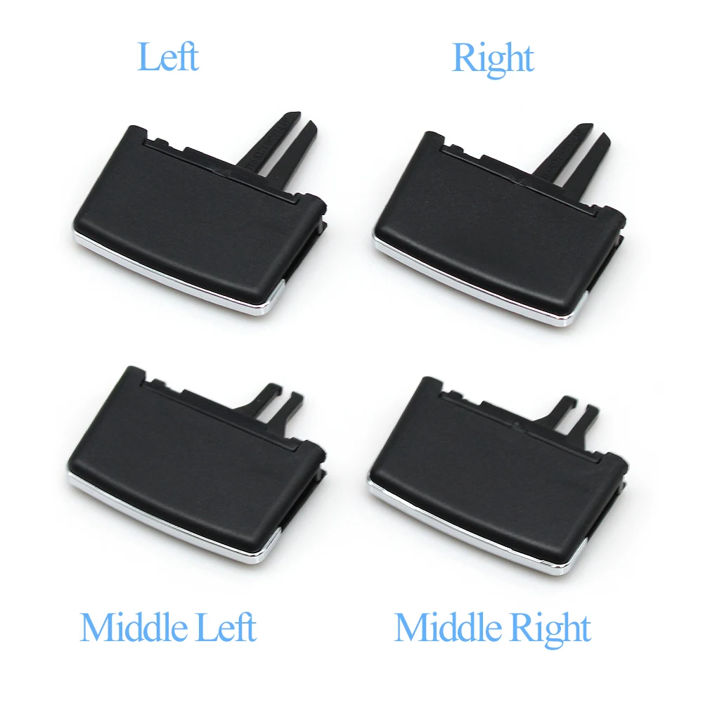 Car Dashboard Front Left Right Middle Air Conditioning AC Vent Grille Outlet Tab Clip Slider For Benz E Class W207 2009-2012