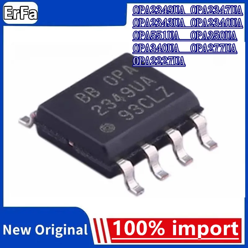 5PCS 100% New OPA2349UA OPA2347UA OPA2343UA OPA2340UA OPA551UA OPA350UA OPA340UA OPA277UA OPA2227UA  SOP8 CHIP IC