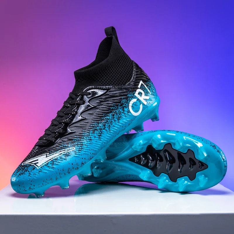 

New Unisex Football Boots Professional Non-slip Soccer Shoes Outdoor Drop Shipping Futsal Match Training Sport Sport Sneakers