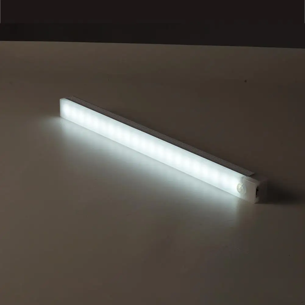 30/50cm LED Infrared Sensor Bedroom Night Light Closets Light USB Rechargeable Night Lamp Room Motion Light