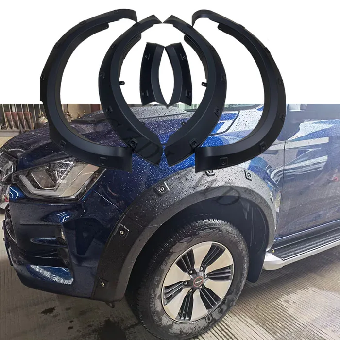 GZDL4WD 4x4 Pickup Mud Wheel Arch  Guard Pocket / Bolt Style Fender Flare for GEN-3 RG D-Max  2019 2020