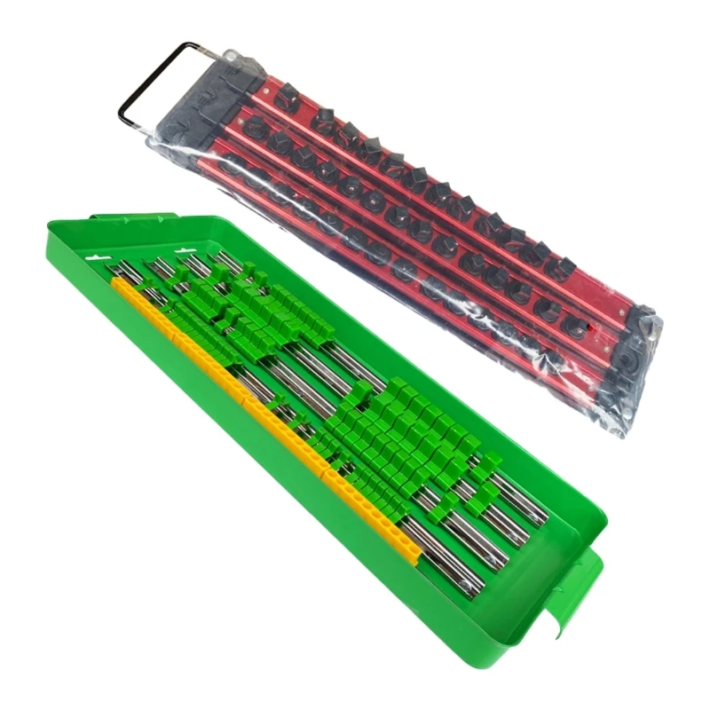 Organizadores soquete, caixa ferramentas, suporte soquete, polegadas, 3/8 polegadas, 1/4 polegadas, clipes 40je