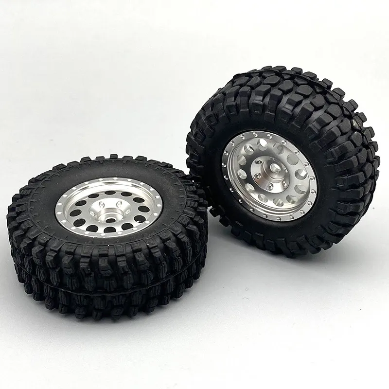 

Fms Metal Wheel Hub Rc Crawler Tire 1/24 Fcx24m Land Rover Defender D110 Camel Trophy Upgrade Modification Accessories In Stock