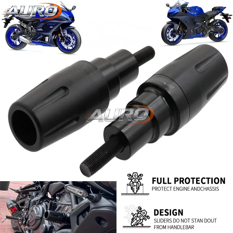 Motorcycle Accessories Falling Protection Bobbins Pad For YAMAHA YZF-R7 2021-2025 Frame Slider Crash Protector