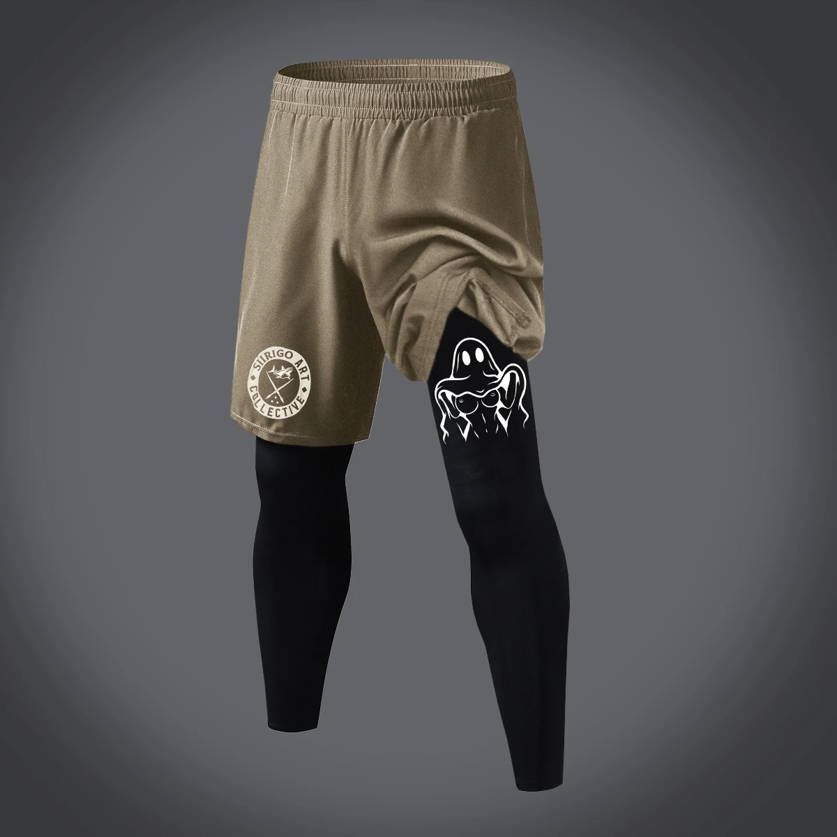 Heren Hardlopen 2 In 1 Dubbellaagse Joggingbroek Sportkleding Fitnessbroek Training Joggingbroek Herenkleding