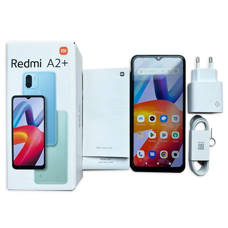 Xiaomi-Smartphone Redmi A2 + Plus, version globale, 3 Go, 64 Go, MTK Helio G36, écran HD + Dot 6.52 