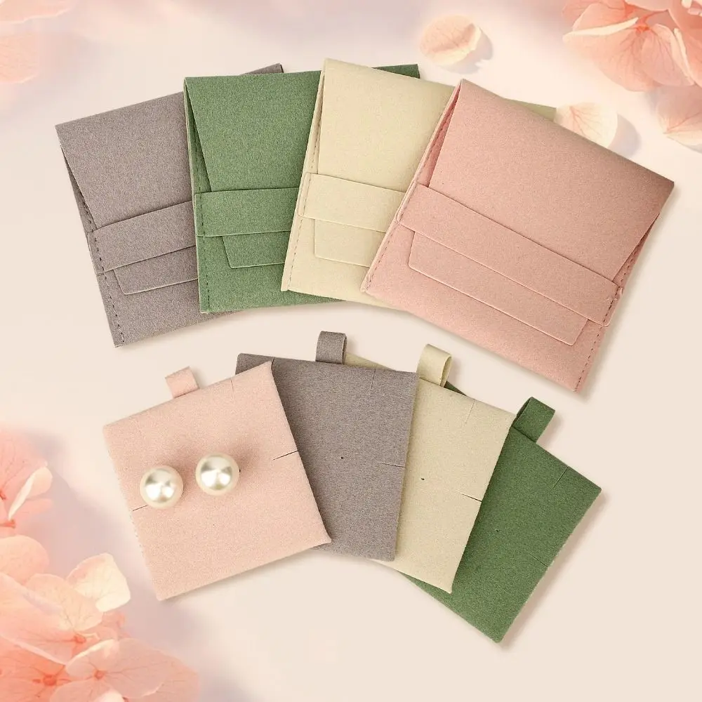 

10PCS Necklace Rings Jewelry Packing Bag Holder Earrings Bracelet Jewelry Storage Bag Mini Purse Velvet Jewelry Organizer