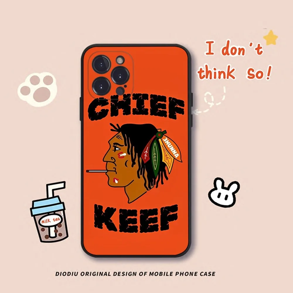 Chief Keef Phone Case For iPhone 14 13 12 Mini 11 Pro XS Max X XR SE 6 7 8 Plus Soft Silicone Cover