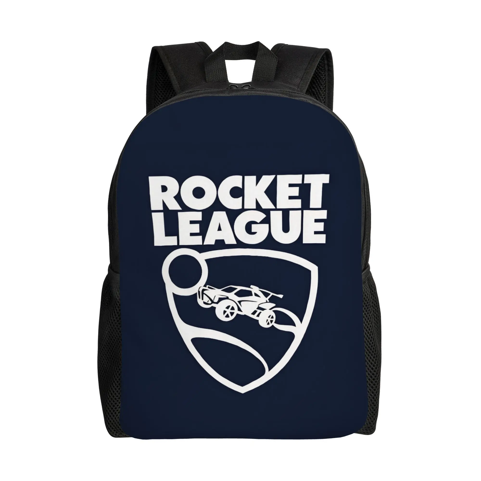 Rocket League Game  Backpack Student  Durable Backpacks Polyester Cool School Bags Cycling Designer Rucksack