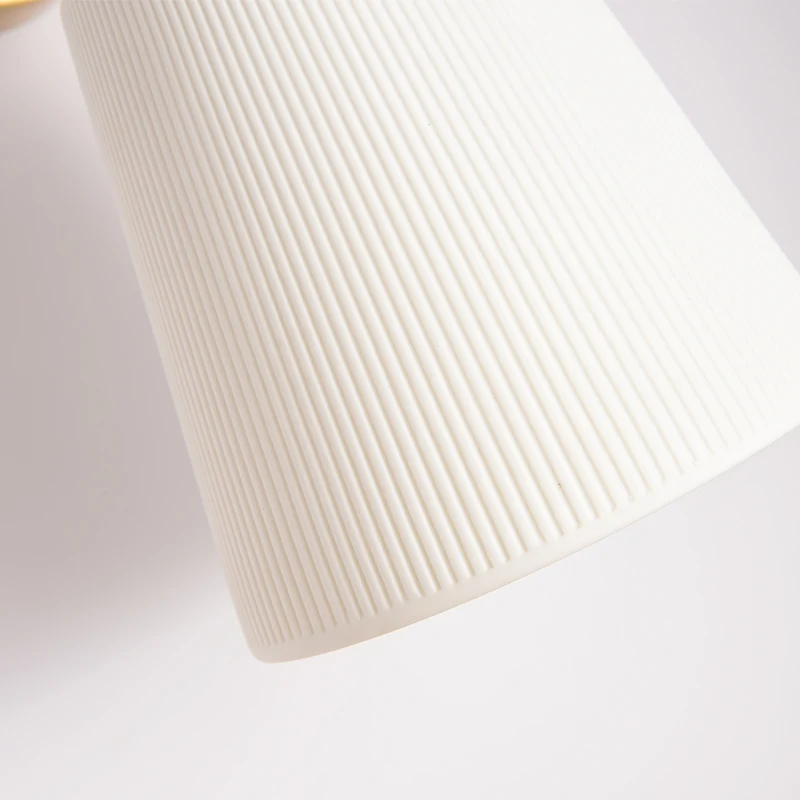 Iwhd 4w pequena cerâmica led lâmpada de parede puxar interruptor corrente escada espelho do banheiro luz sala estar decoração nordic cobre wandlamp