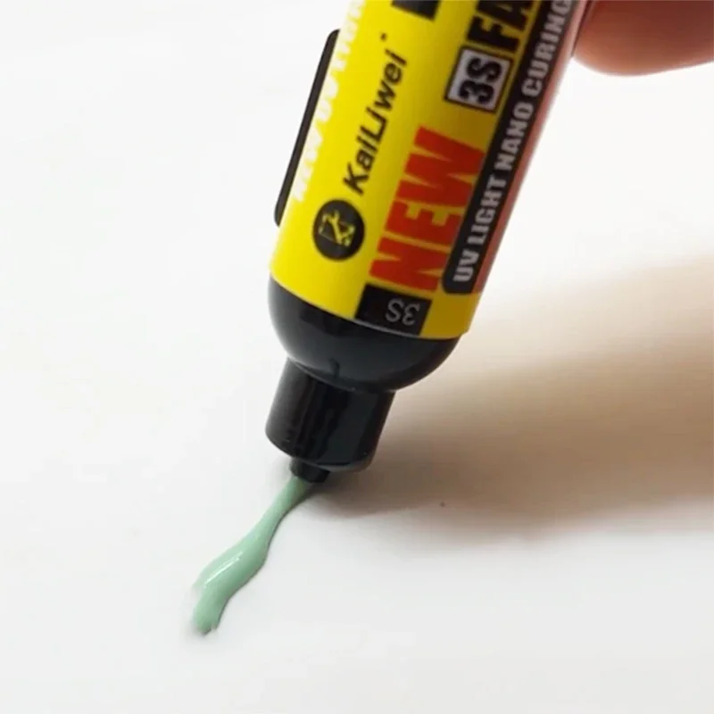 Kailiwei Flywire 3S Nano UV Quick-Drying Oil for Fixing Tail Plug Screw Stud Solder Pad Solder Resistance Mainboard Repair Tool