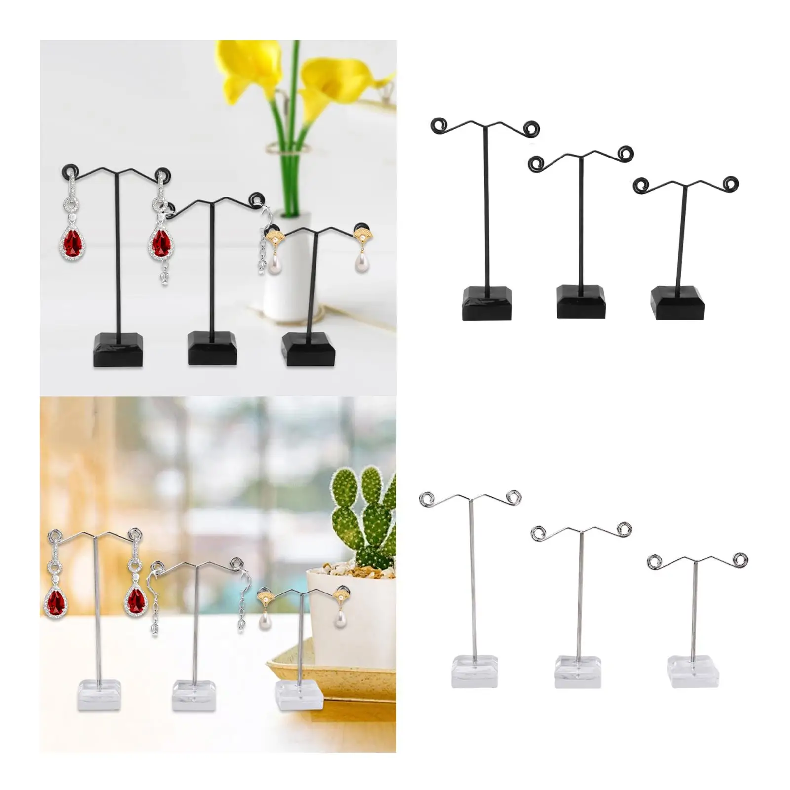 

18x Earrings Holder Compact Jewelry Holder for Rings Necklaces Dresser