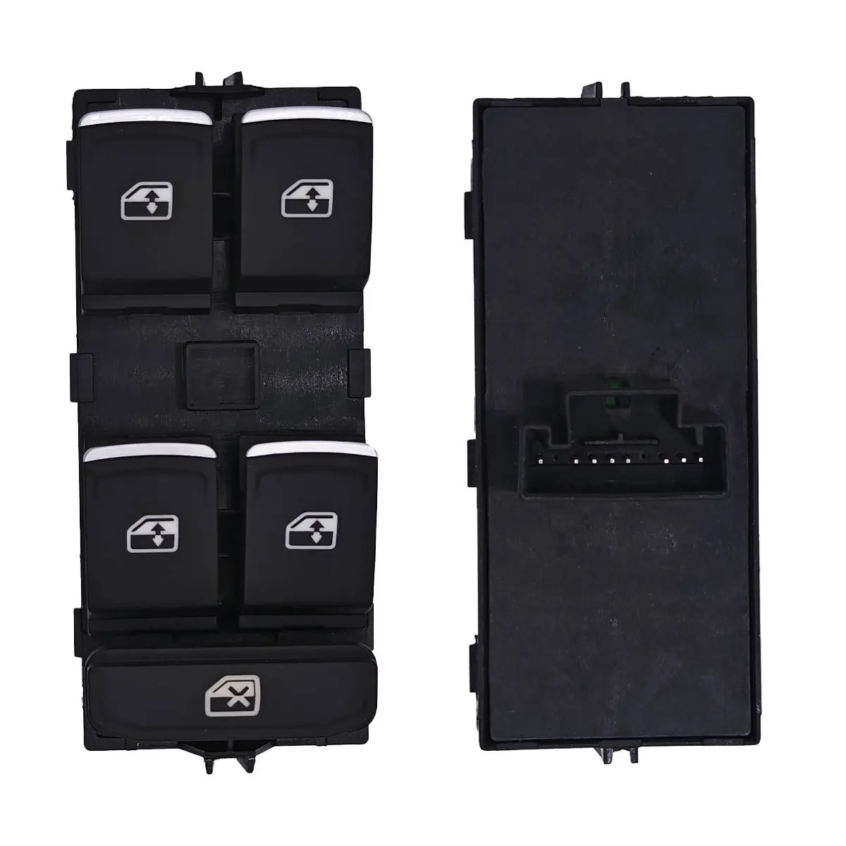 لفولكس واجن 14-18 مفتاح نافذة الطاقة سائق الجانب لوحة تحكم رئيسية مفتاح التحكم في النافذة الكهربائية رقم الجزء 5G0959857C #6