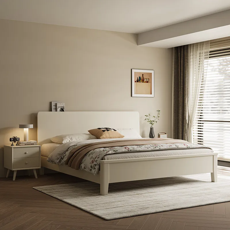 

#Headboard Luxury Effective Bed Restaints Adult Boneless Living Room Bed Household Solid Dressers Lit 2 Personnes Furniture Home