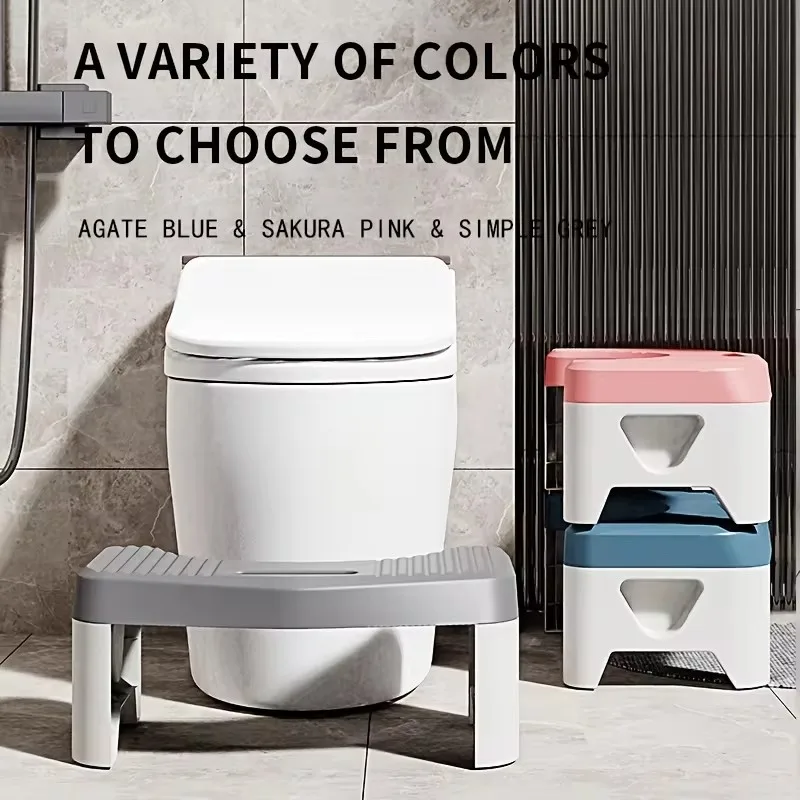 Adjustable Bathroom Squat Stool for Comfortable Toilet Posture, Ideal for Kids, Adults, and Pregnant Women image 6