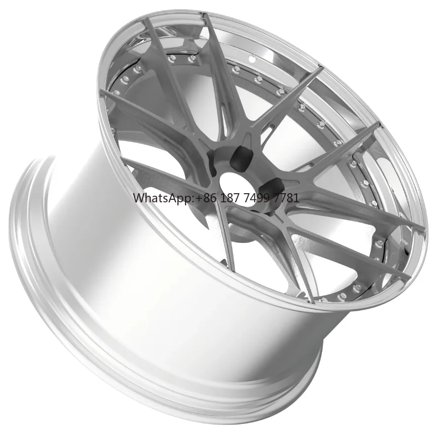 

Customize Forged 2 Pieces Wheels With Customize Color 19 20 21 22 23 Inch Deep Concave Fitments Passenger Wheels