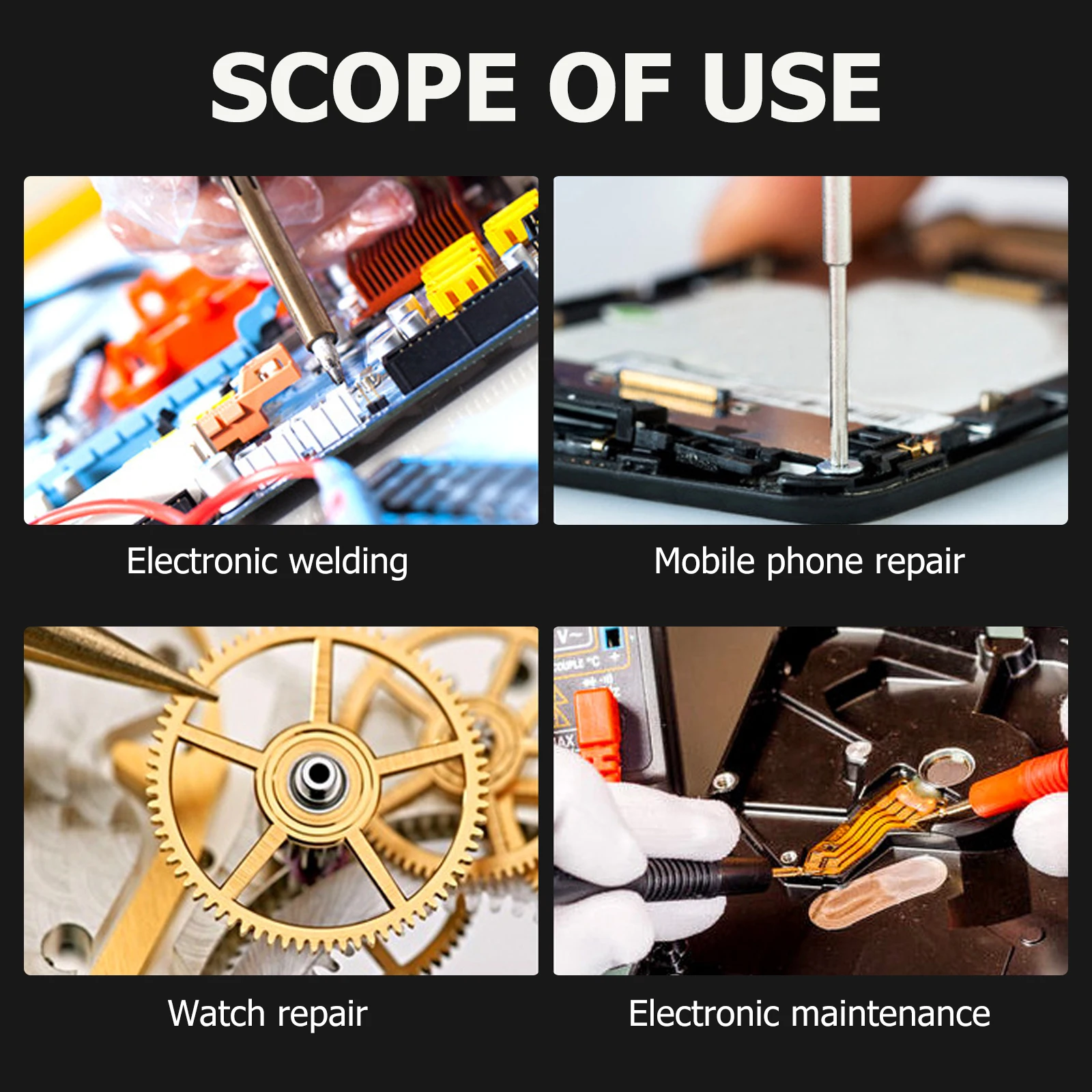 Soldering Station Helping Hand Flexible Arms and Third Hands Soldering Tool for Electronic Repair Model Aircraft