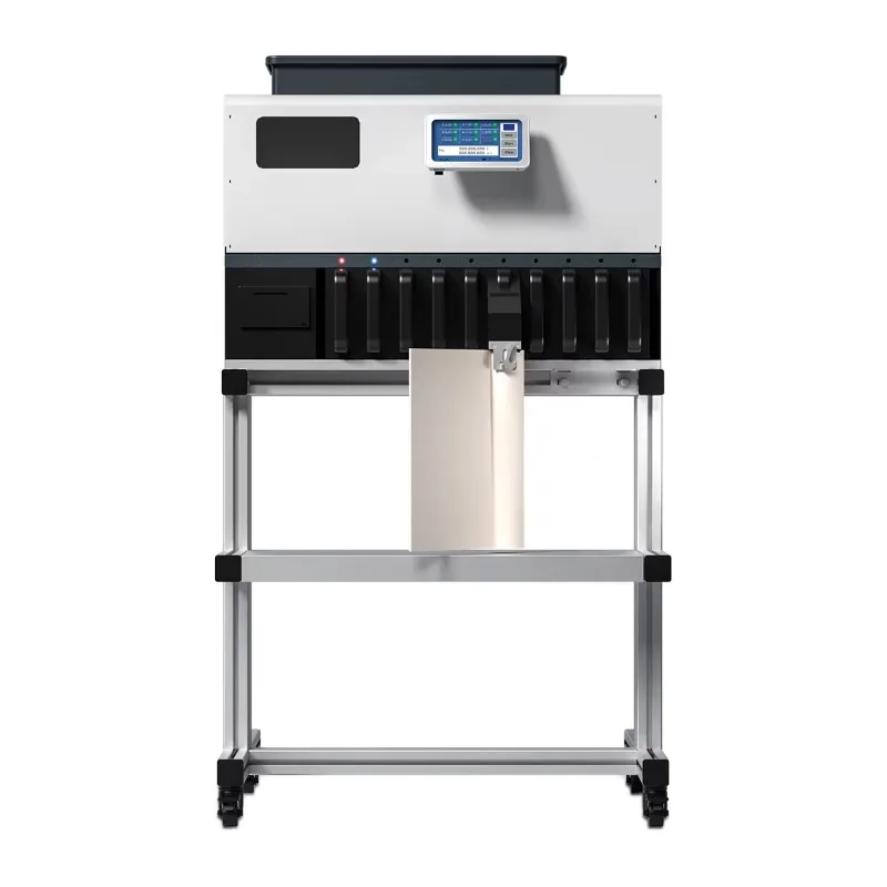 

UN-191S Automatic 9+1 Pocket Touch Screen Coin Counters Built-in Printer Coin Counting Machine High Speed Coin Sorting Machine