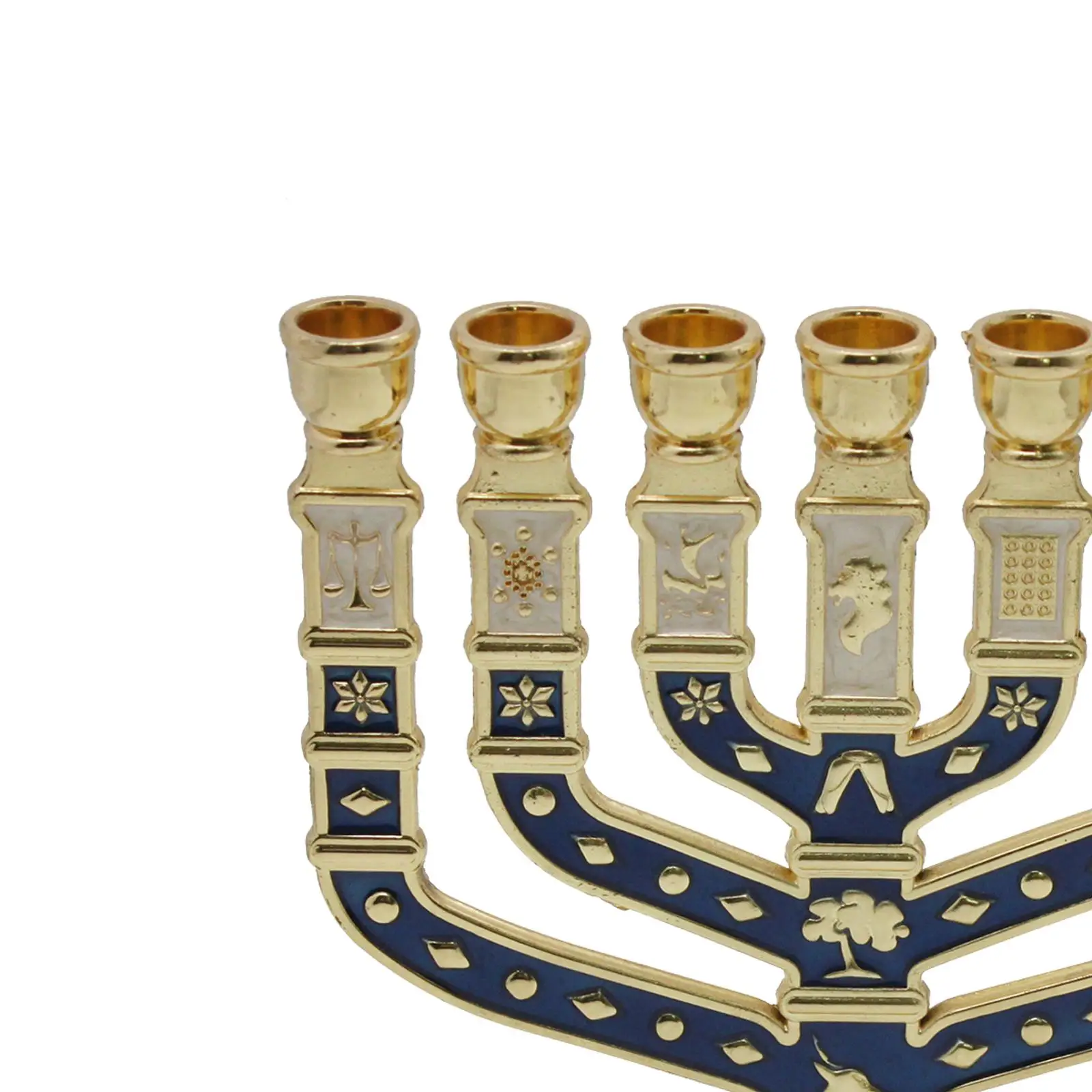 زخرفة شمعدان من الذهب الشمعدان ، محور الطاولة ، شمعدان لمأدبة غرفة المعيشة ، ديكور منزلي لعيد الميلاد #6