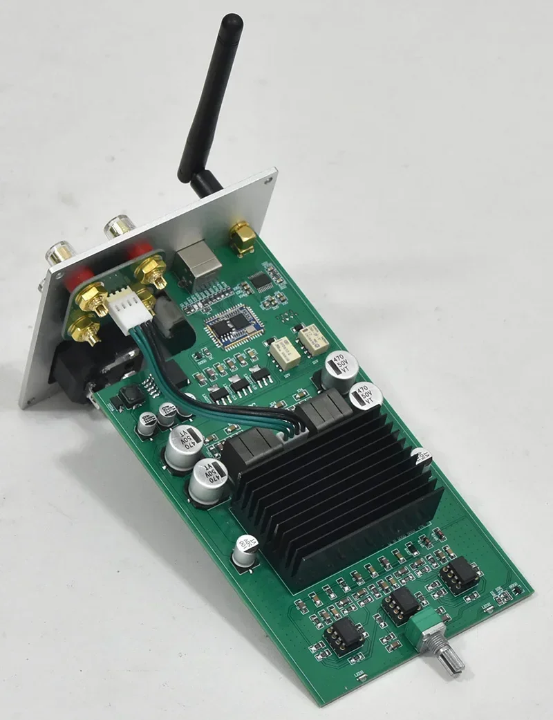 

AC220V TPA3255 QCC3034 Bluetooth 5.0 300WX2 Fever Vertical Digital Audio Amplifier PCM5102A Decoding