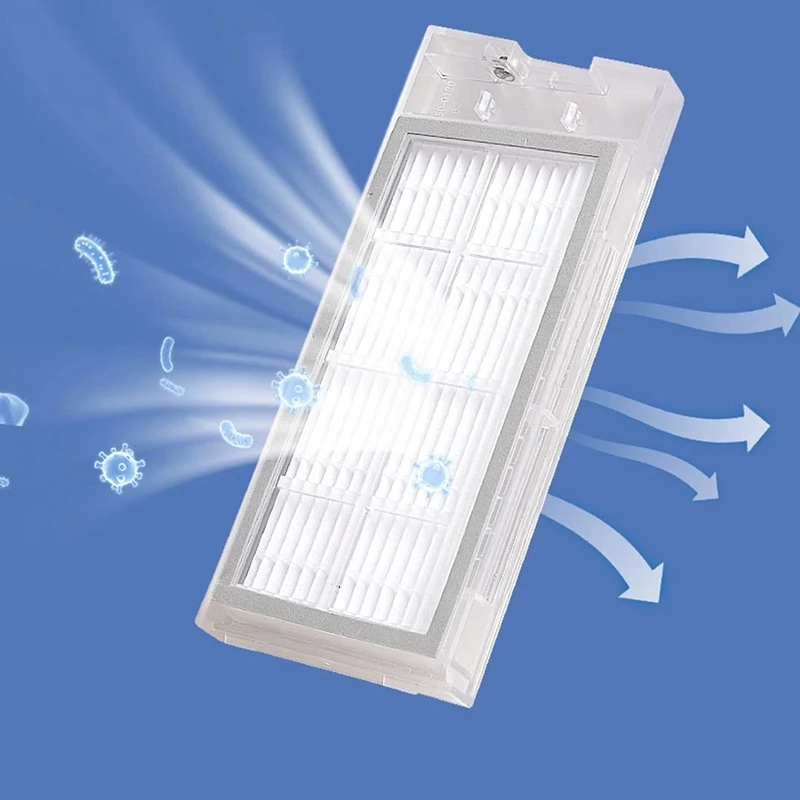 4 قطعة قابل للغسل انفصال هيبا تصفية اكسسوارات ل شاومي Mijia ROIDMI حواء زائد روبوت مكنسة كهربائية قطع الغيار استبدال