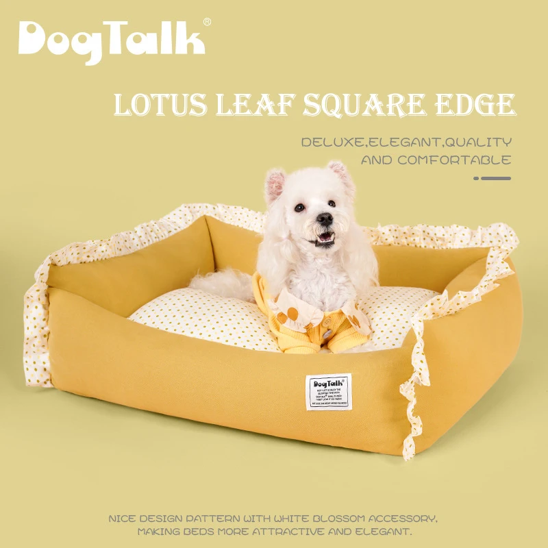 

Pet Dog Kennel Cat Kennel Maltese Dog For Dogs Puppy Tent Bed Beds Small Accessories Supplies Luxury Winter Products Home Garden