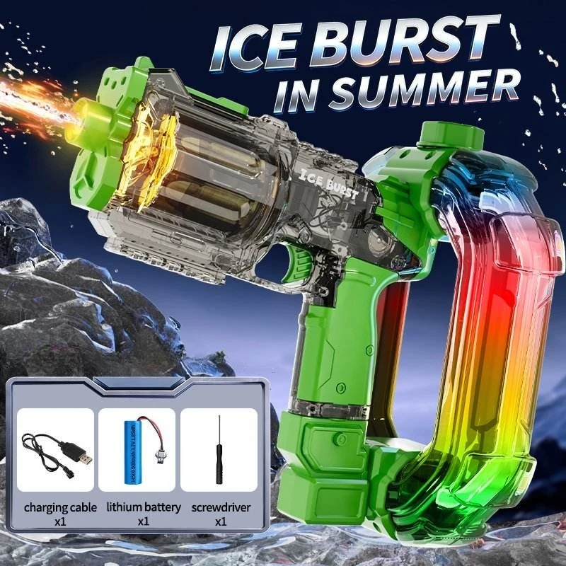 Energie-Sammelring Elektrische Wasserpistole Simuliertes Feuern Kinder Kontinuierliche Automatische Wasserblaster Sommer Outdoor Kinderspielzeug