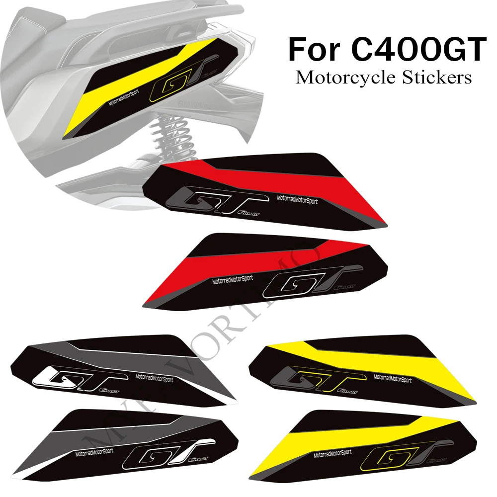 

Tank Pad Wheel Stickers Decals Body Fender Shell Screen Wind Deflector Emblem Set For BMW C400GT C 400 GT C400 2019 - 2024