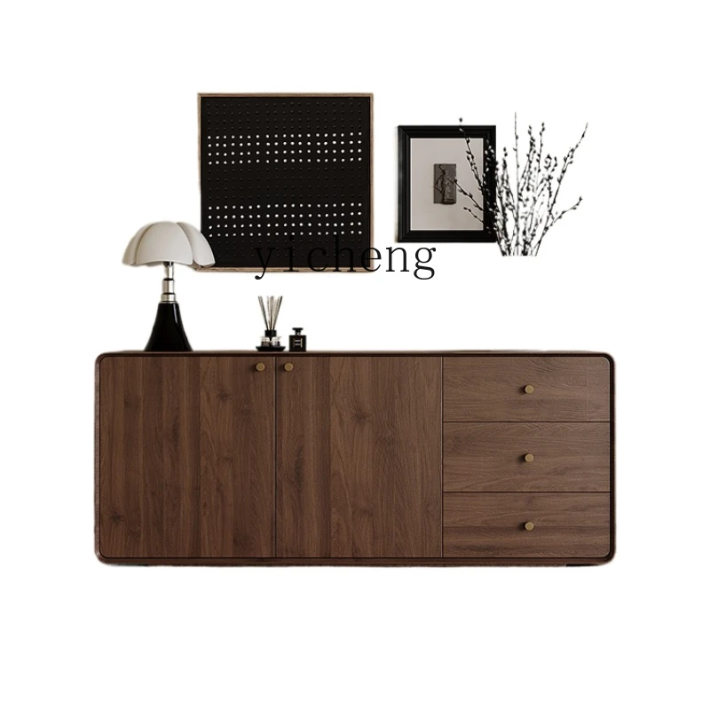 

ZK Solid Wood Sideboard Modern Minimalist Mid-Ancient Hallway Living Room Wall Cupboard Home